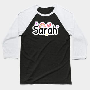 Sarah name cute design Baseball T-Shirt